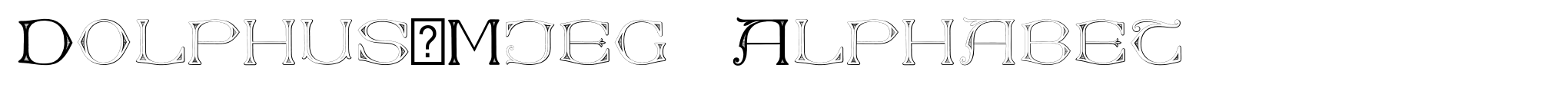 Dolphus-Mieg Alphabet image
